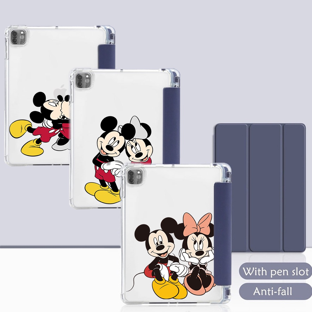 Ốp Máy Tính Bảng Mềm Hình Cinnamoroll Hoạt Hình Màu Xanh Dương Đậm Cho ipad air ipad 7 8 9 pro 2021 2022 Air1 Air2 Air3 Air4 mini4 mini5 117IPD
