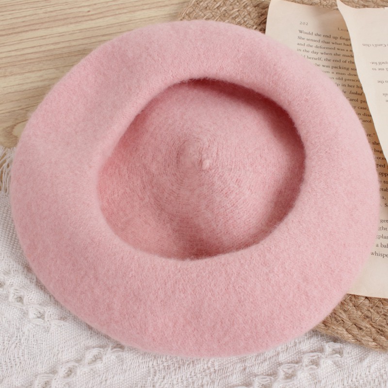 Mũ beret phong cách xinh xắn cho bé gái