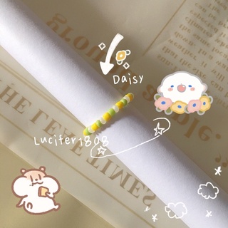 Nhẫn hạt cườm trơn sắc màu siêu dễ thương - simple bead ring