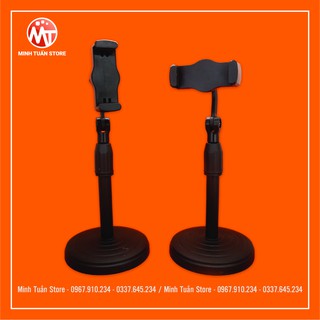 Giá Đỡ Điện Thoại Kẹp Điện Thoại Livestream Xem Video Xoay 360 Độ