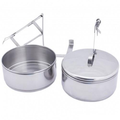 Hộp đựng cơm bằng Inox12x3 ngăn - Camen giu nhiet 3 ngan, Cap long