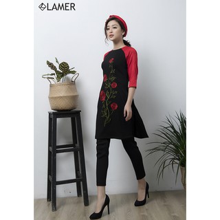 Áo Dài Gấm Cách Tân Lamer L61A17T194