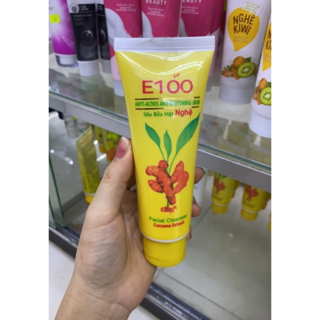 Sữa Rửa Mặt E100 Tinh Chất Nghệ 100g