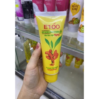 Sữa Rửa Mặt E100 Tinh Chất Nghệ 100g