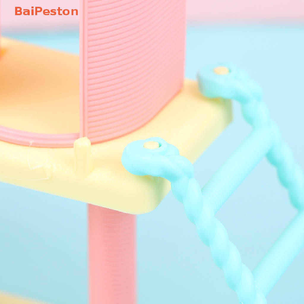 [BaiPeston] 1 Cặp Mô Hình Lâu Đài Công Viên 1: 12 Trang Trí Nhà Búp Bê DIY