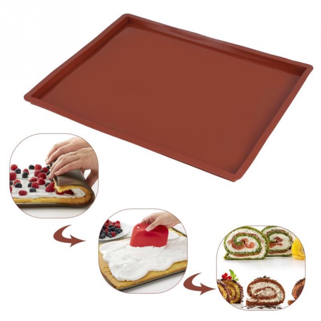 Thảm cuộn bánh silicon 30cm