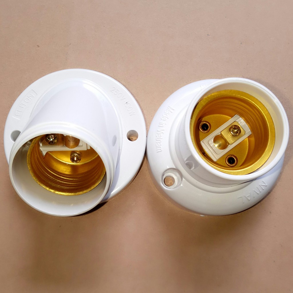 Đui Xoáy Vát Gắn Tường & Đui Ngồi Xoáy Thẳng E27 | BigBuy360 - bigbuy360.vn