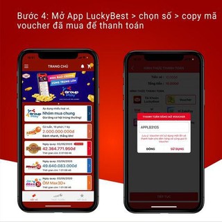 Toàn quốc [E-voucher] Mã giảm giá 10k mua vé Vietlott cùng LuckyBest