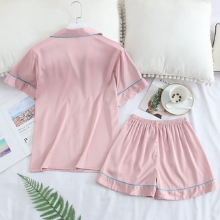 Pijama Lụa Cộc Tay Cao Cấp Y79