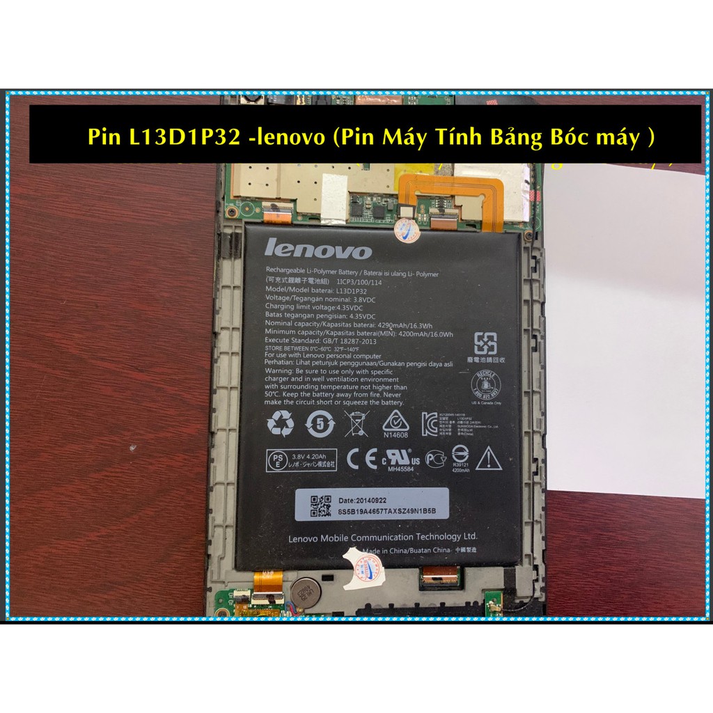 Pin L13D1P32 - Lenovo (Pin máy tính bảng bóc máy)