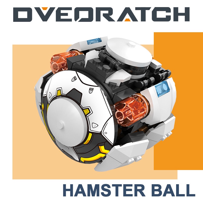 Đồ chơi lắp ráp xếp hình Lego Robot Overwatch Hamster Wrecking Ball Model SX50028-29 Với 200+ chi tiết