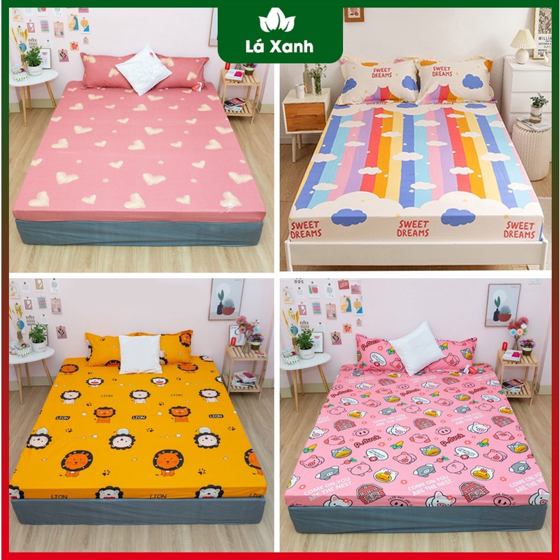 Ga Giường Cotton, Ga Giường Cute Mùa Hè M2 M4 M6 M8 Nhiều Họa Tiết  - LAXANHDECOR