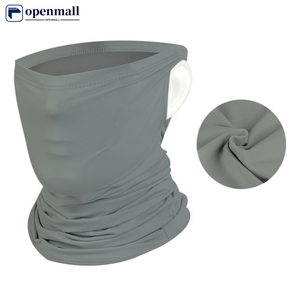 Khẩu Trang Che Nửa Mặt Bằng Lụa Lạnh Thoáng Khí Chống Tia UV