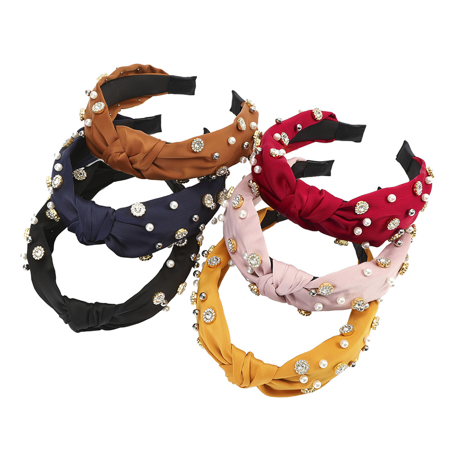 Băng Đô Hợp Kim Đính Đá / Ngọc Trai Giả Xinh Xắn Cho Nữ