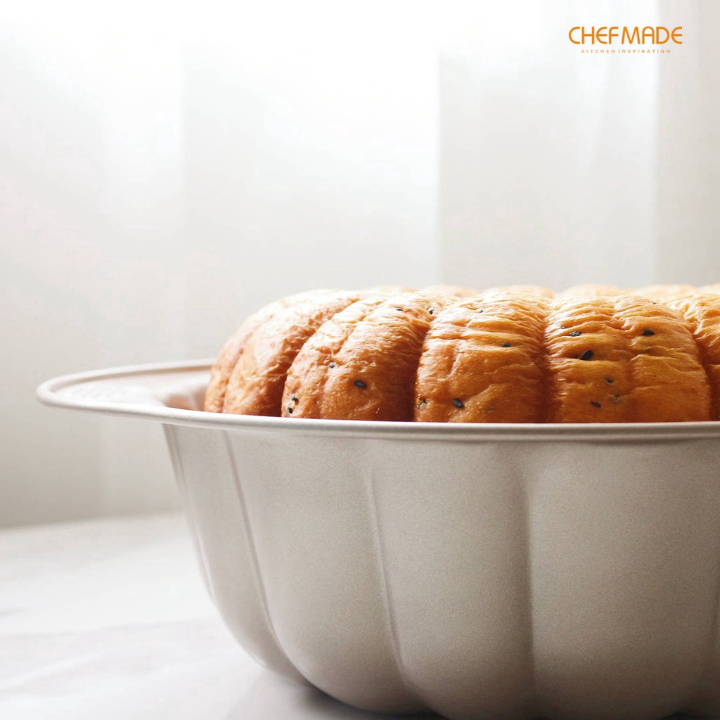 CHEFMADE Khuôn Làm Bánh Hình Quả Bí Ngô 10 Inch Chống Dính WK9030
