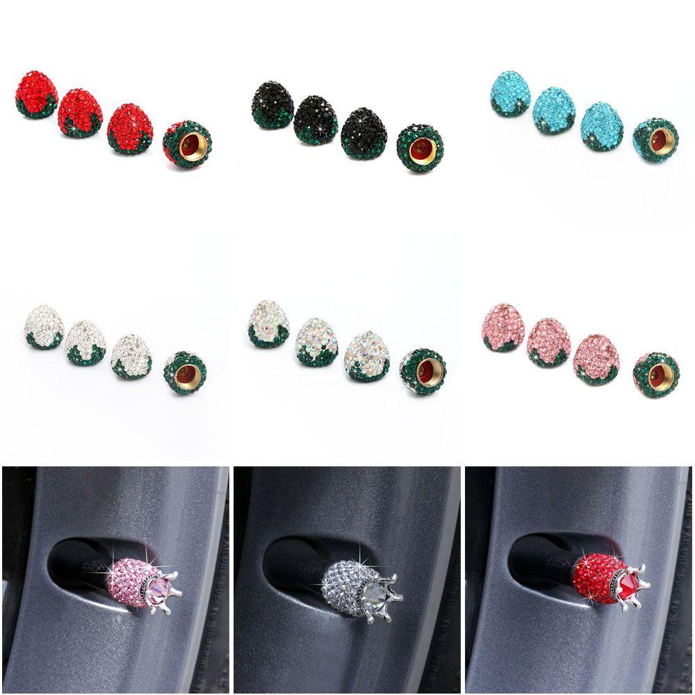 Btlimer Nắp Bụi Khí Bling Dâu Tây|Nắp Van Khí Chuyên Dụng Chất Lượng