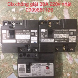Cb chống giật 220v nhật 30A