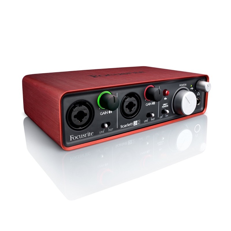 Focusrite Scarlett 2i2 ⚡FREESHIP⚡ Sound Card Âm Thanh - Focus USB Audio SoundCard (3rd - Gen)