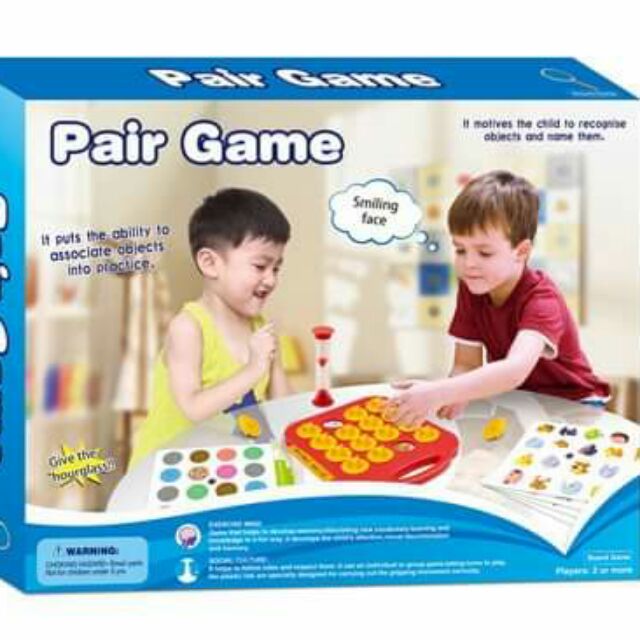 Bộ đồ chơi pair game tìm cặp tương ứng giúp bé rèn luyện trí nhớ tập phản xạ cho bé không ngừng sáng tạo