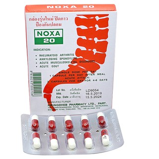 1 hộp Xương khớp Noxa 2x Thái lan 10 viên( chính hãng)