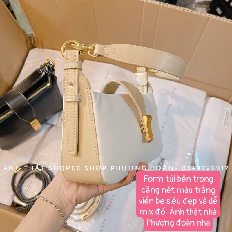 Túi kẹp nách P new 2022 kèm 2 quai đeo size 21cm