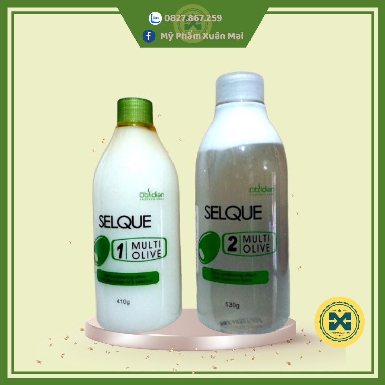 Cặp Uốn Xoăn lạnh Obsidian Selque Oliu Olive 500ML