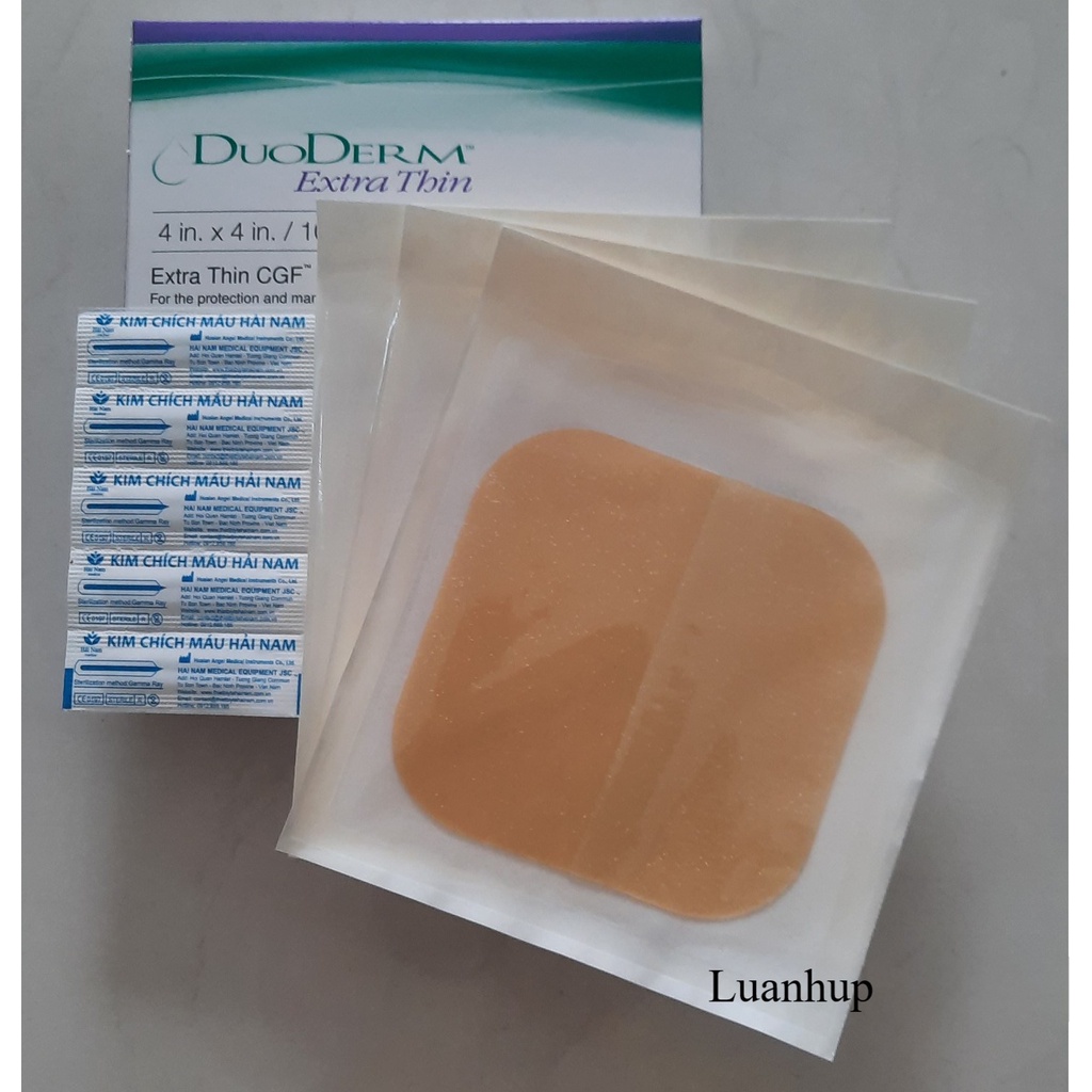 Miếng dán duoderm extrathin 10x10 convatec chính hãng dùng dán mụn, dán sẹo - ảnh sản phẩm 9