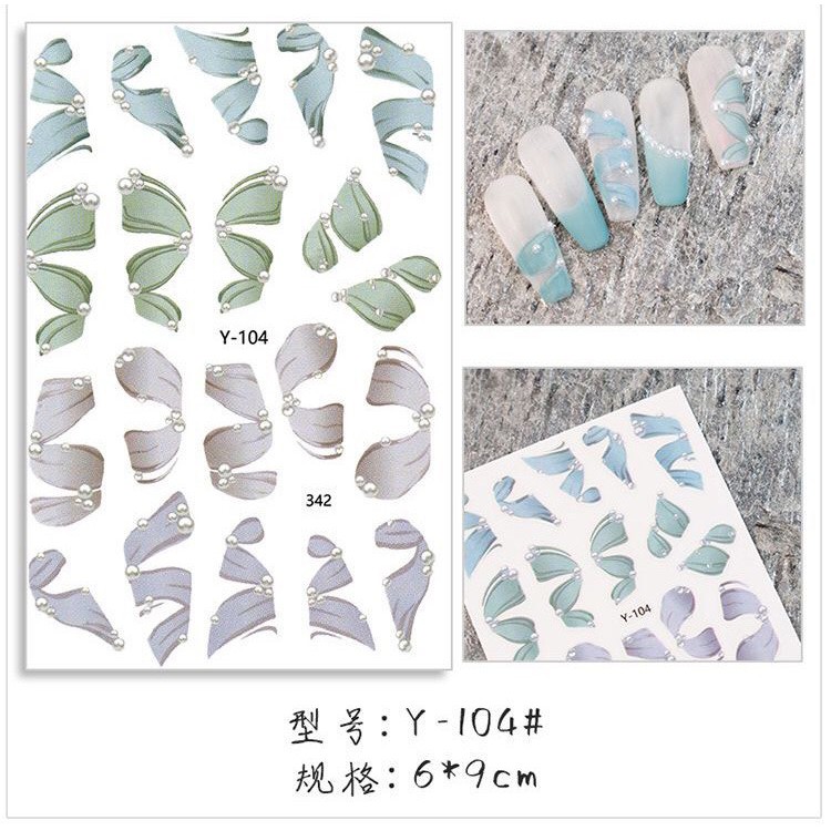 Sticker dán móng hót hè 2021