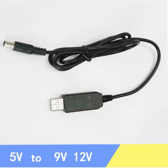 Cáp nâng áp từ cổng USB 5V sang giắc 5V/9V/12V