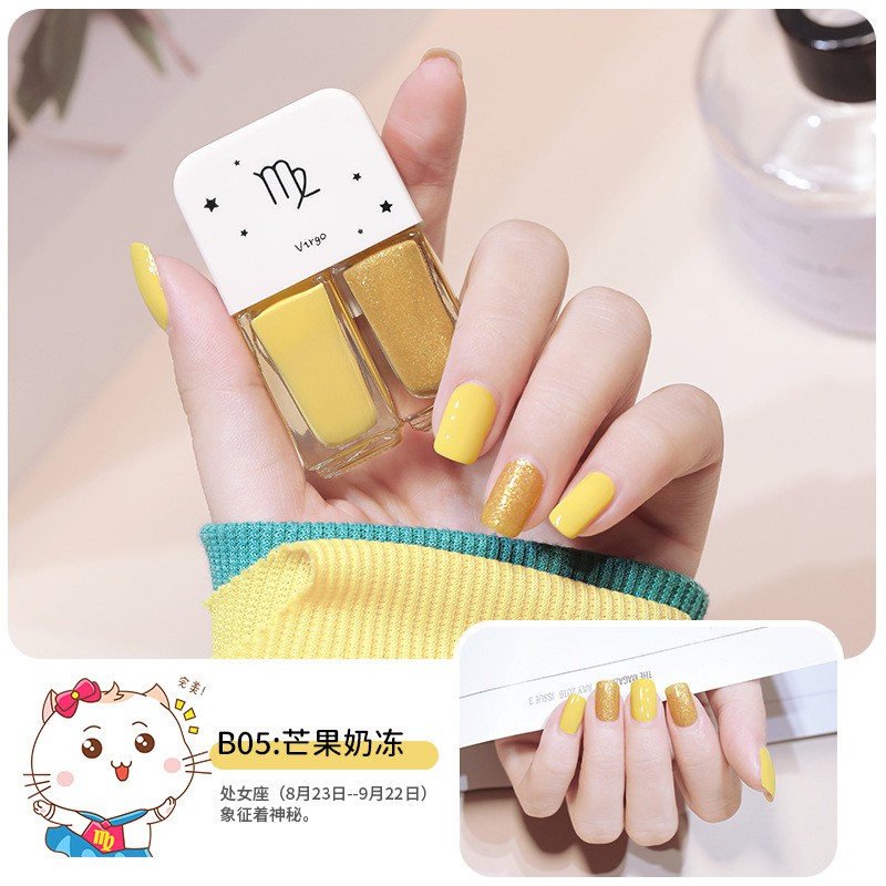 Sơn Móng Tay 2 Trong 1 Màu Lì Và Bóng Xinh Xắn Thời Trang Làm Móng (NAIL) Nghệ Thuật 30 Mầu Lựa Chọn ❤️ 𝗚𝗜𝗔𝗗𝗨𝗡𝗚𝗛𝗔𝗡𝗢𝗜𝟯𝟵