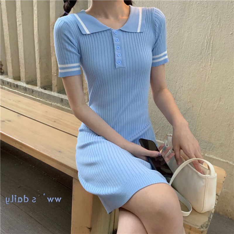 Đầm Dệt Kim Lưng Cao Thời Trang Xinh Xắn Cá Tính Cho Nữ
