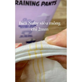 Tã/Bỉm Quần Nuby loại mới 2020, hàng chính hãng, size M48/L46/XL44