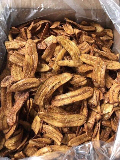 1kg chuối sấy mè gừng