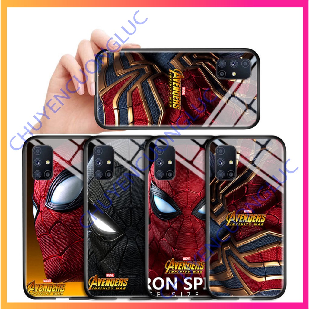 [HOT] Ốp Lưng Samsung Galaxy M51 Kính Cường Lực In Hình Người Nhện - A10 A20 A20S A21S A30S A50 A31 A51 A71