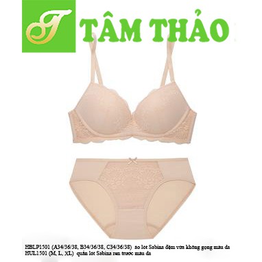 HBLP1501 - áo lót nữ cao cấp Thái Lan Sabina đệm vừa không gọng