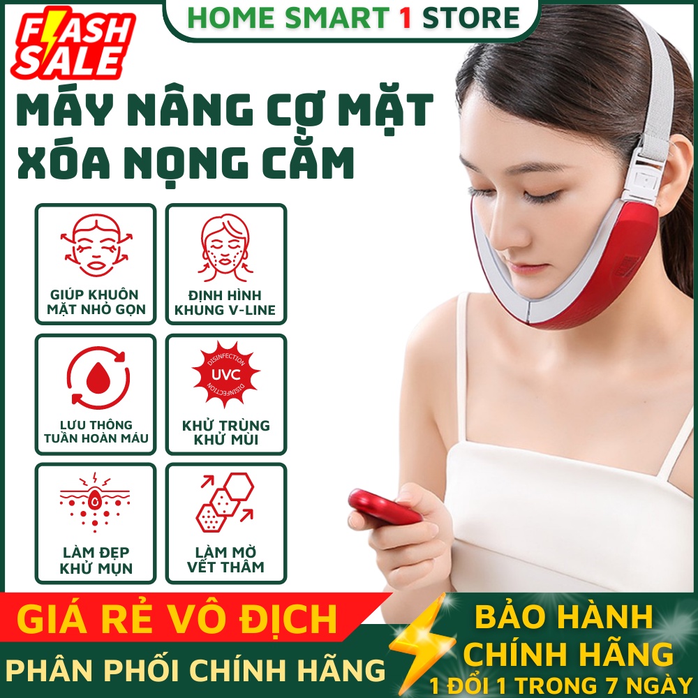 Máy Xóa Nọng Cằm H1031 - Máy Nâng Cơ Mặt Định Hình Khuôn Mặt Vline An Toàn , Tiện Lợi - Bảo Hành 12 Tháng
