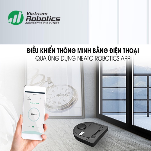 Robot hút bụi NEATO BOTVAC D3 CONNECTED - Hàng Chính Hãng