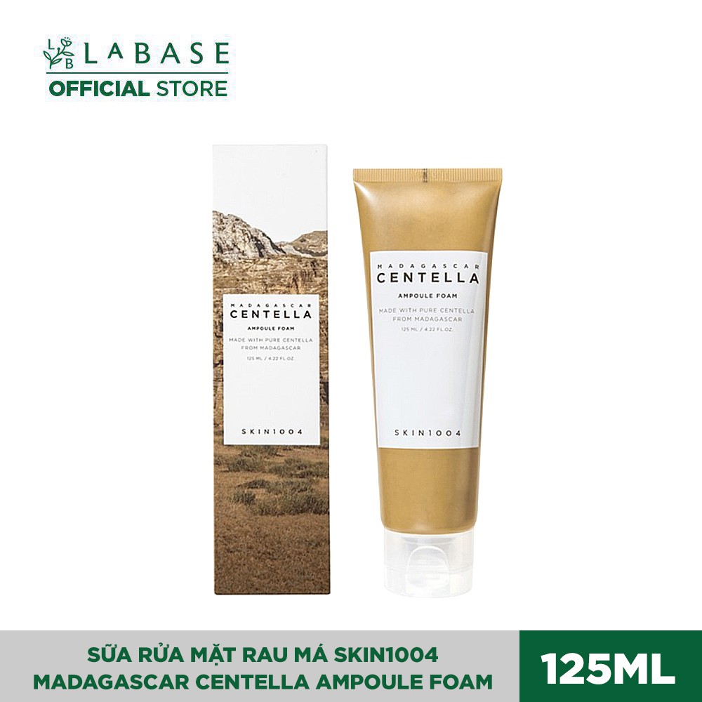 [Hàng bán nhập khẩu chính hãng] Sữa rửa mặt Rau má Skin1004 Madagascar Centella Ampoule Foam 125ml (0144)