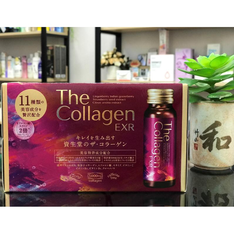 [Hàng AUTH] Shiseido The Collagen EXR hộp 10 chai x 50ml Nhật Bản