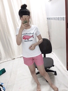 Bộ đùi thun phối kate