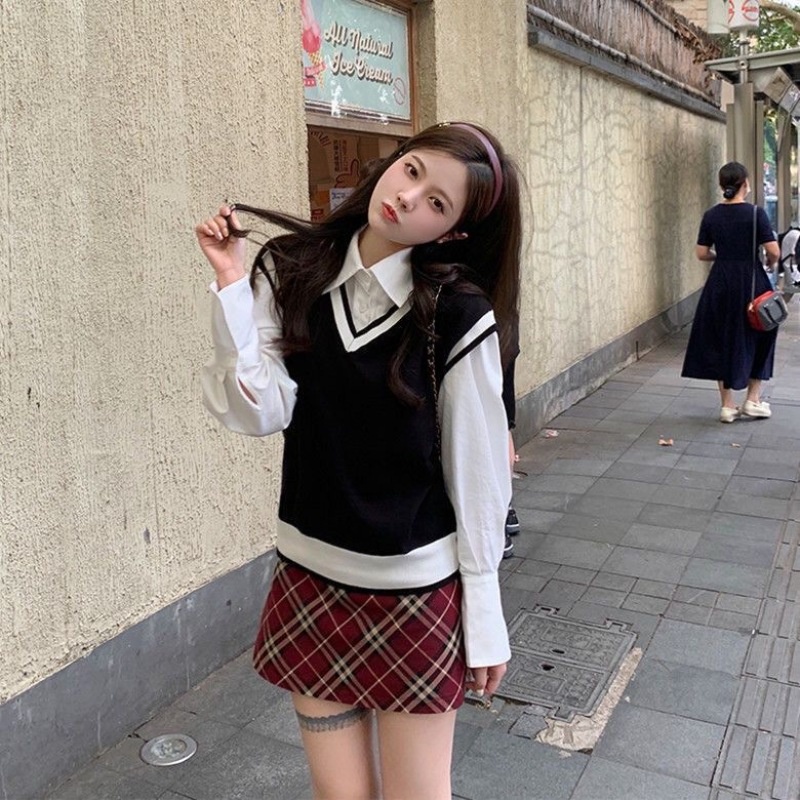 Chân Váy Ngắn Phong Cách Retro Quyến Rũ Cho Nữ