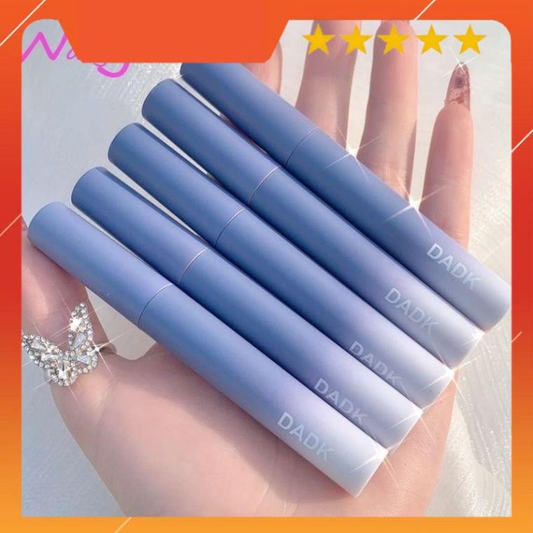 Set 5 thỏi son môi màu nhung lì phong cách dễ thương cho nữ