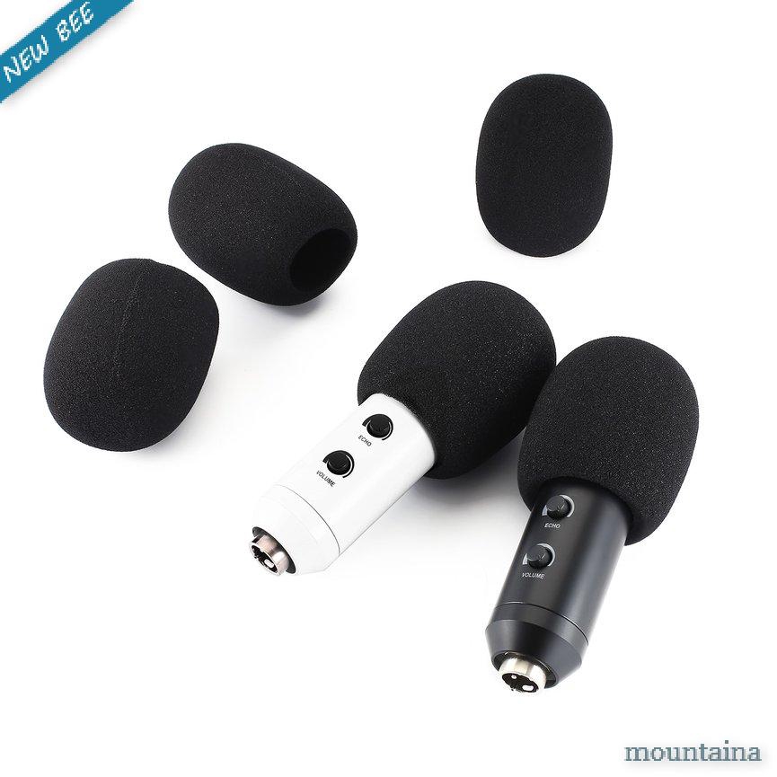 Set 5 Vỏ Bọc Đầu Micro Bằng Xốp Thay Thế Tiện Dụng