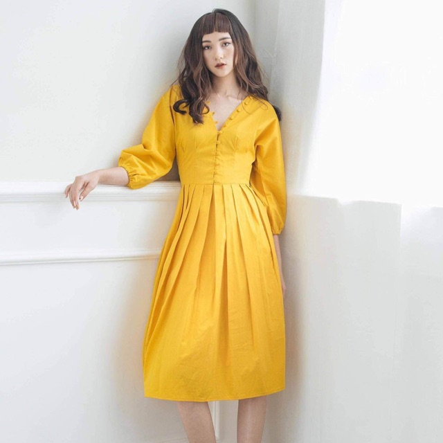 Đầm vàng Lucas 58