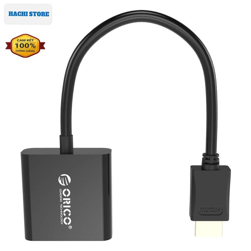 Đầu chuyển đổi cổng HDMI sang VGA ORICO DHTV-C20 - Hàng phân phối chính hãng