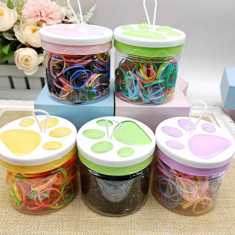 Nịt chun buộc tóc cho bé 1 hộp nhiều màu