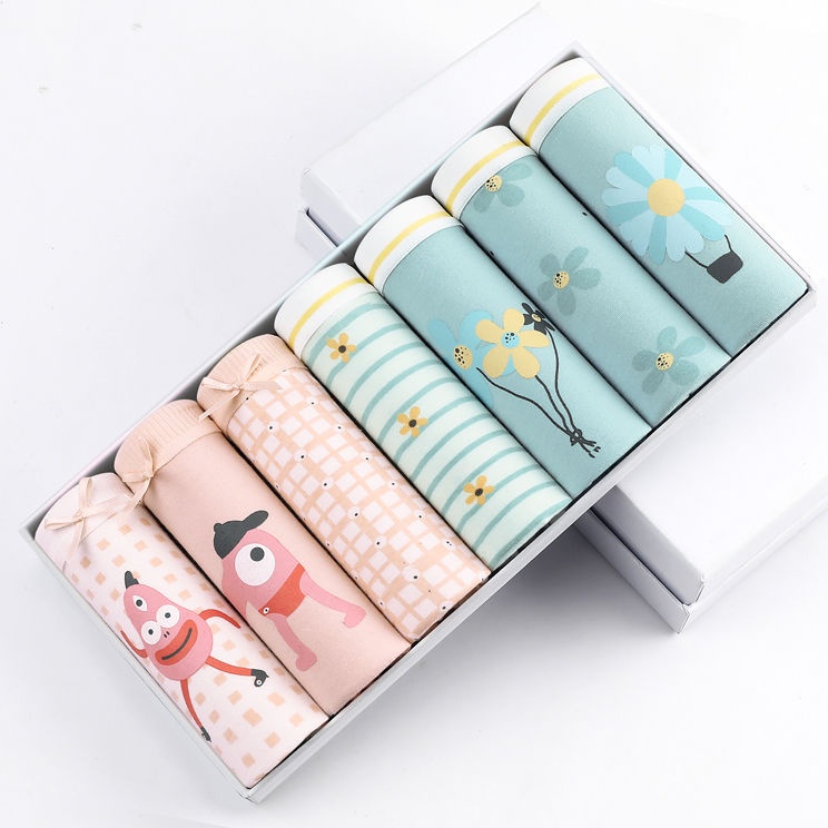 Quần Lót cotton Đáy Giữa Eo Kháng Khuẩn Không Đường May Cỡ Lớn Cho Nữ