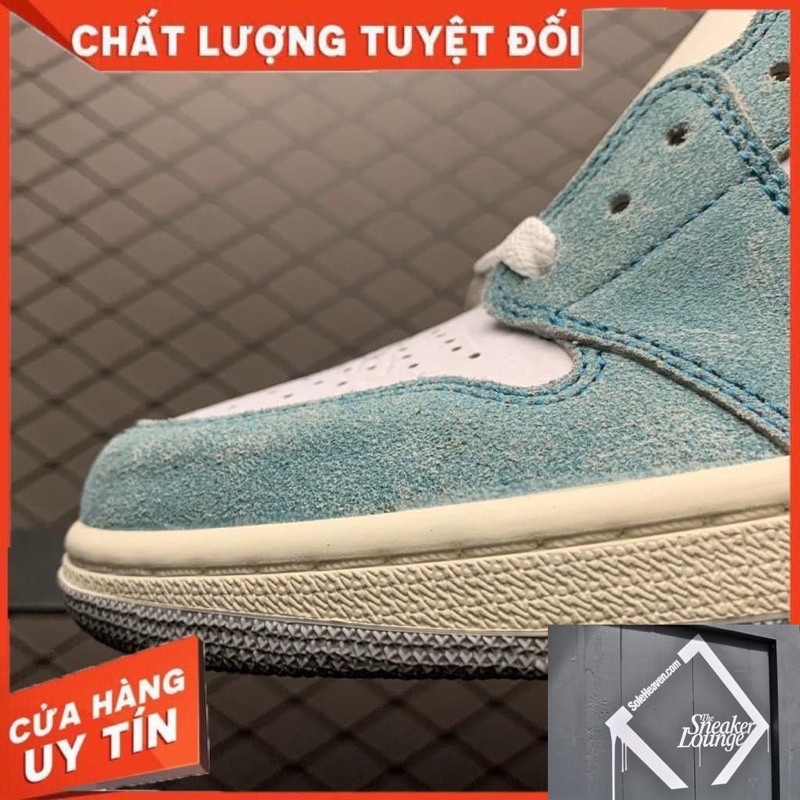 [MIỄN PHÍ SHIP] Giầy Thể Thao AIR JORDAN 1 Xanh Ngọc da lộn Hight Turbo nam nữ | BigBuy360 - bigbuy360.vn