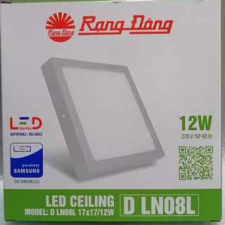 Đèn Led ốp trần Rạng Đông 12w