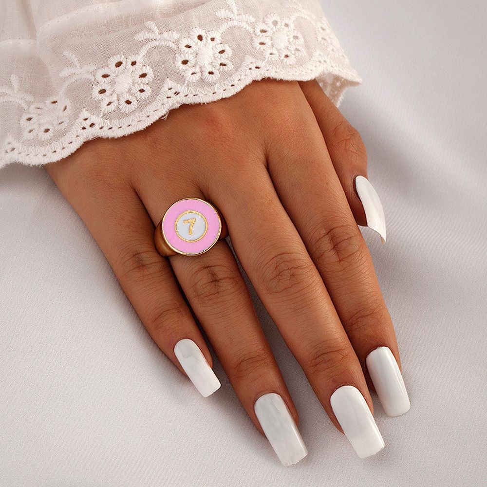 Nhẫn Đeo Ngón Tay Họa Tiết Hoa Trái Tim Thời Trang Hàn Quốc Cho Nam Nữ 7